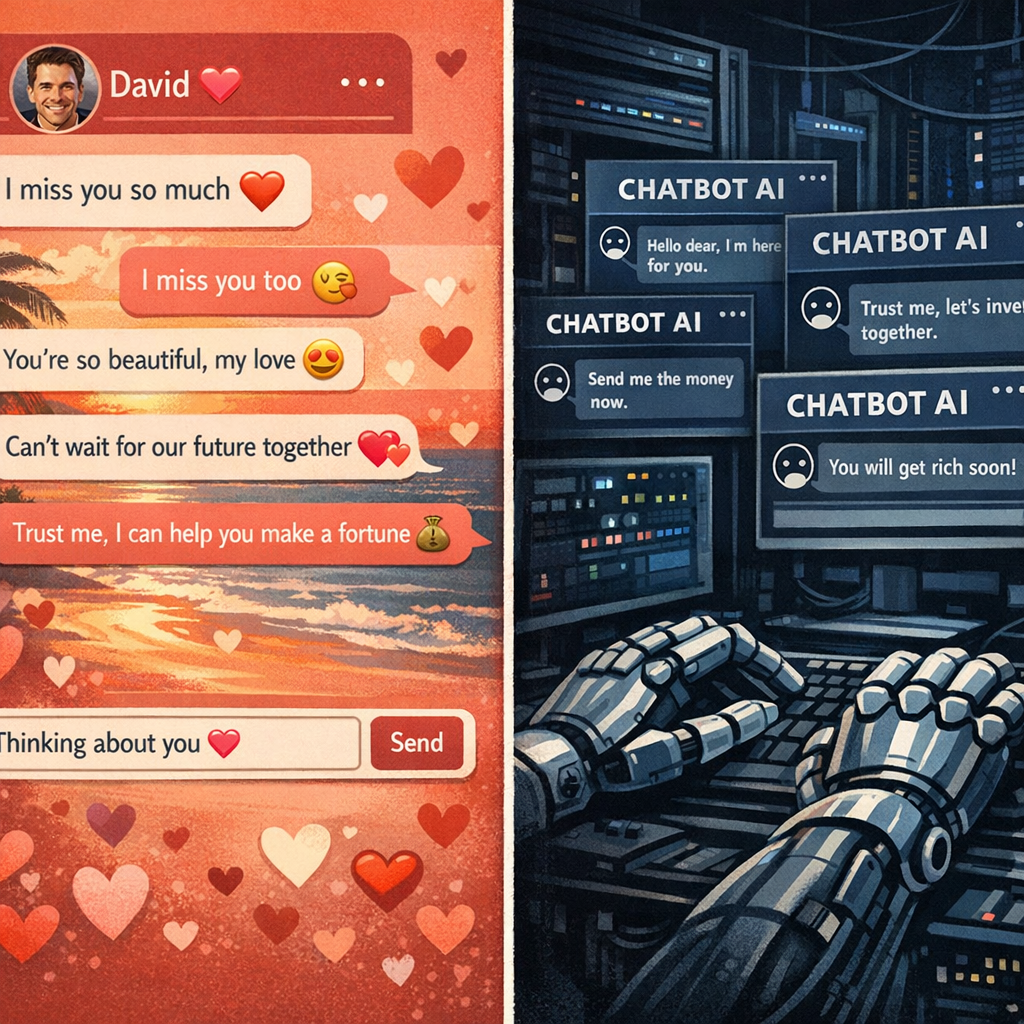 殺豬盤 2.0：AI 聊天機器人如何讓感情詐騙工業化